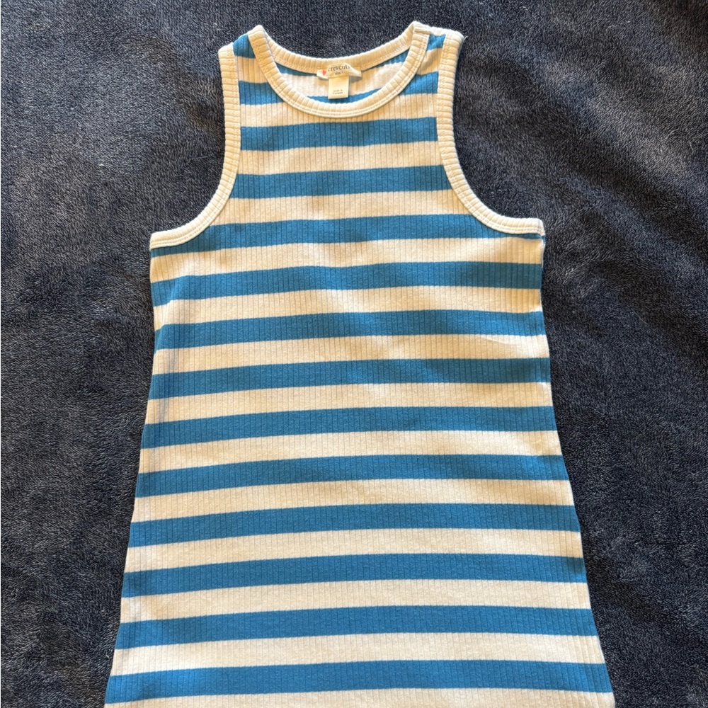 Crewcuts Blue and White Striped Dress